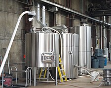 Fermentation vats, Sam Bond's