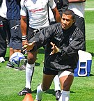 Waisale Serevi during the 2007 Wellington Sevens