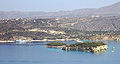 Image 48The islet of Leon, on the left, next to the larger islet of Souda, within Souda bay (from List of islands of Greece)