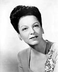 Black-and-white publicity photo of Gale Sondergaard, circa 1940s.