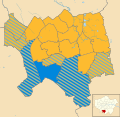 2010 results map