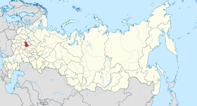 Localisation de Oblast de Vladimir