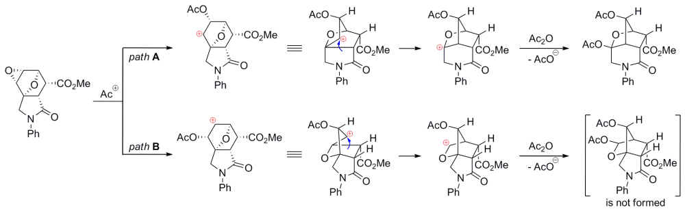 Plausible mechanisms of the Wagner-Meerwein rearrangement of diepoxyisoindoles