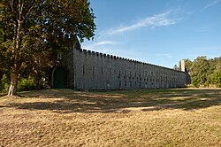 Wall of a castle