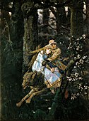 Viktor Vasnetsov Ivan Tsarévitch chevauchant le loup gris