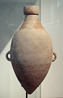 Yangshao traditional cordmarked amphora (Banpo phase, 4800 BC, Shaanxi