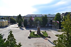 Lenina Square in Yasnogorsk