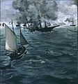 The Battle of the Kearsarge and the Alabama (1864), by Édouard Manet, Philadelphia Museum of Art