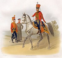 Штаб-офицер, рядовой в парадной форме. Рядовой в шинели (1827-1835)