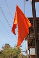 Bhagwa colour flag, used by Hindus