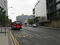 Looking towards the buildings of Sheffield Hallam University, 2011