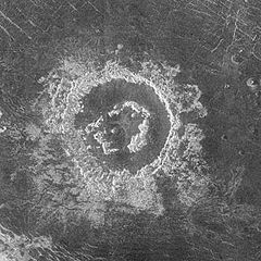 Barton, a peak-ring crater on Venus