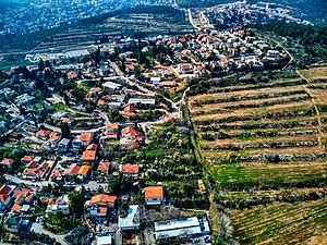 The upper, northern part of Beit Nekofa