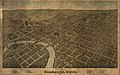 Image 61Bird's eye view map of Columbus in 1872 (from Columbus, Ohio)