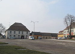 Centre of Blížkovice