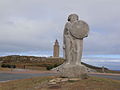 Statua di Breogán, vicino alla Torre di Ercole.