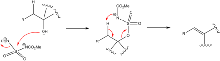 General Mechanism for the Burgess reagent.