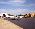 MNR CL-215 and Cessna 310 birddog aircraft in Kenora, Ontario 1995