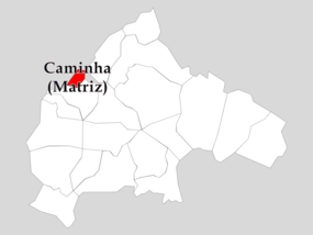 Localização no Município de Caminha