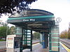 The platform at Cisco Way station