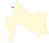 Location of Hualpén commune in the Biobío Region