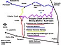 Cripple Creek,Victor Mining District Railroads Map