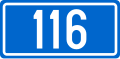 D116 state road shield