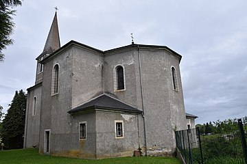 Vue du chevet .