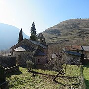 Église romane Saint-Pierre d'Ornolac-Ussat-les-Bains.