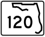 State Road 120 marker