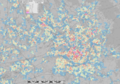 Image 41Population density map (from Greater Manchester)