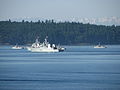 HMCS Edmonton with YAG boats (2006)