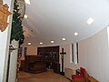 Interior detail: The second console and Sanctuary division of the Wicks organ, behind the altar.