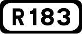 R183 road shield}}