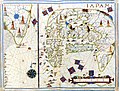Image 74Japan (Iapam) and Korea, in the 1568 Portuguese map of the cartographer João Vaz Dourado (from History of Japan)