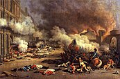 Painting of the insurrection of 10 August 1792