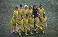 Kireçburnu Spor squad in a 2015–16 Women's First League season's home match.