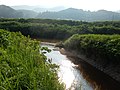 京丹後市峰山町丹波付近。竹野川との合流付近。