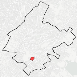 Location within Athens municipality