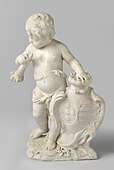 Statuie a unui putto; 1746-1748; marmură; înălțime: 74 cm, greutate: 56 kg; Rijksmuseum