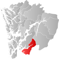 Localização de Etne em Hordalândia