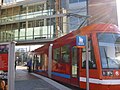 Portland Streetcar at Urban Plaza Station.