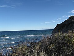 L'océan Atlantique à Caleta de los Loros en 2008