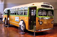 The No. 2857 bus on which Parks was riding before her arrest (a GM "old-look" transit bus, serial number 1132), is now a museum exhibit at the Henry Ford Museum.