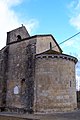 Le chevet de l'église (janv. 2012).