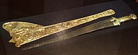 Scythian acinaces, a sword with golden sheath