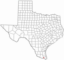 Location of La Feria, Texas