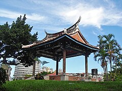 North Gate of Taiwan Provincial Capital (臺灣省城), present day Watching Moon Pavilion (望月亭) in Taichung Park, Taichung City