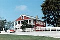 1970s photograph of the "Old Slave House" built by John Hart Crenshaw.