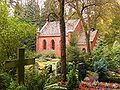 Untermhäuser Friedhof mit Einfriedung, Kapelle und Leichenhalle